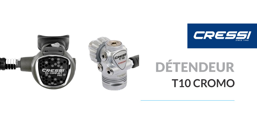 Detendeur T10 Cromo Cressi