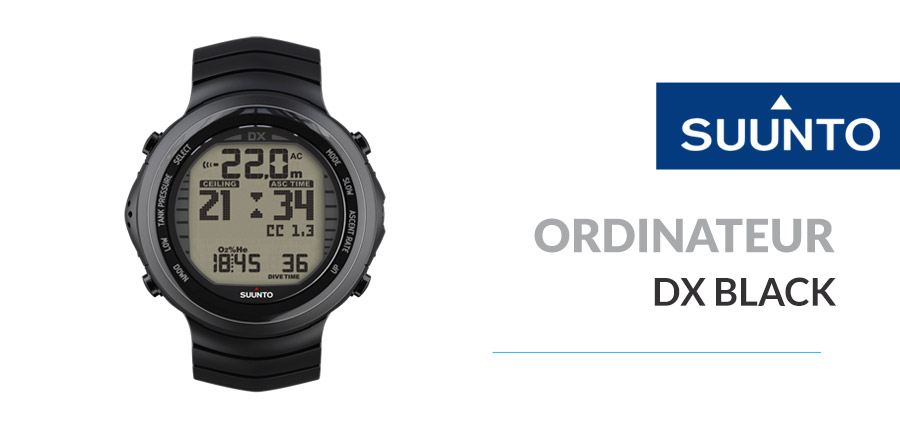 Ordinateur Dx Black Suunto
