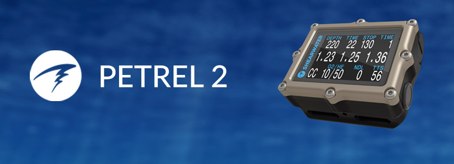 Ordinateur Petrel 2 Shearwater