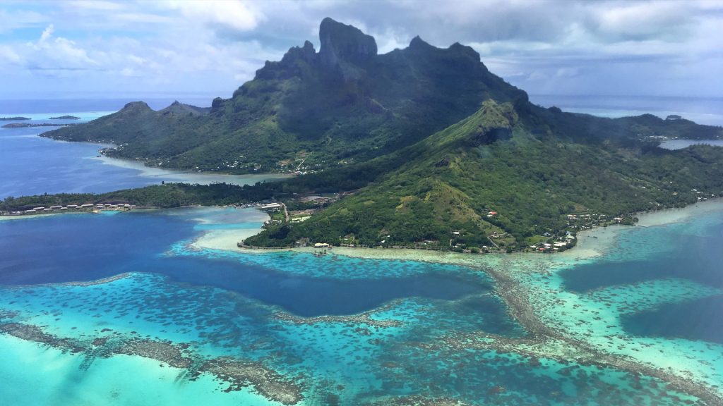Plonger Bora Bora Polynesie