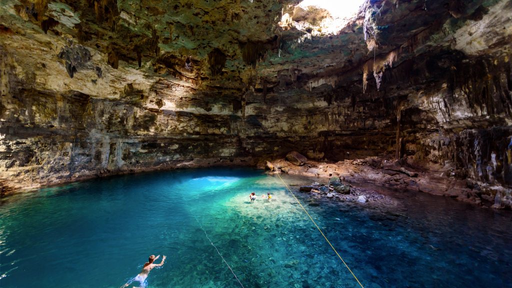 Plonger Grottes Cenotes Mexique