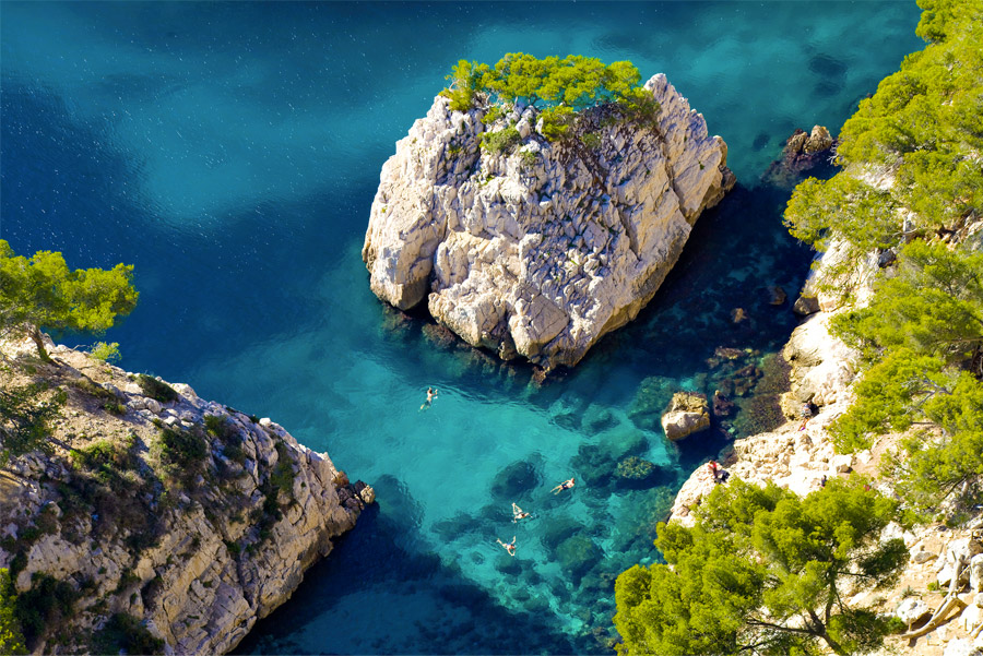 Vue Calanques Marseille
