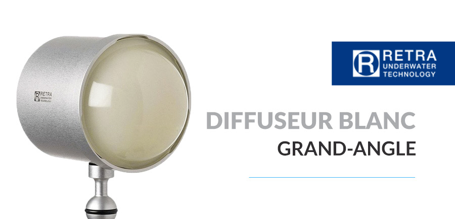Widget Diffuseur Blanc Grand Angle