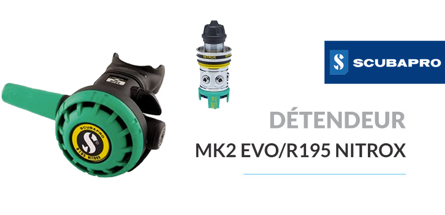 Detendeur Mk2 Evo R195 Nitrox