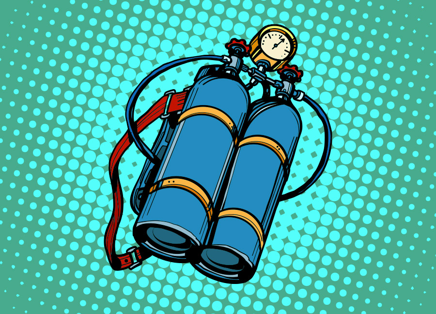 Bouteille Plongee Sous Marine