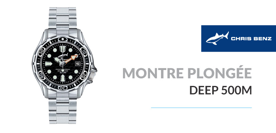 Montre Plongee Deep 500m Chris Benz