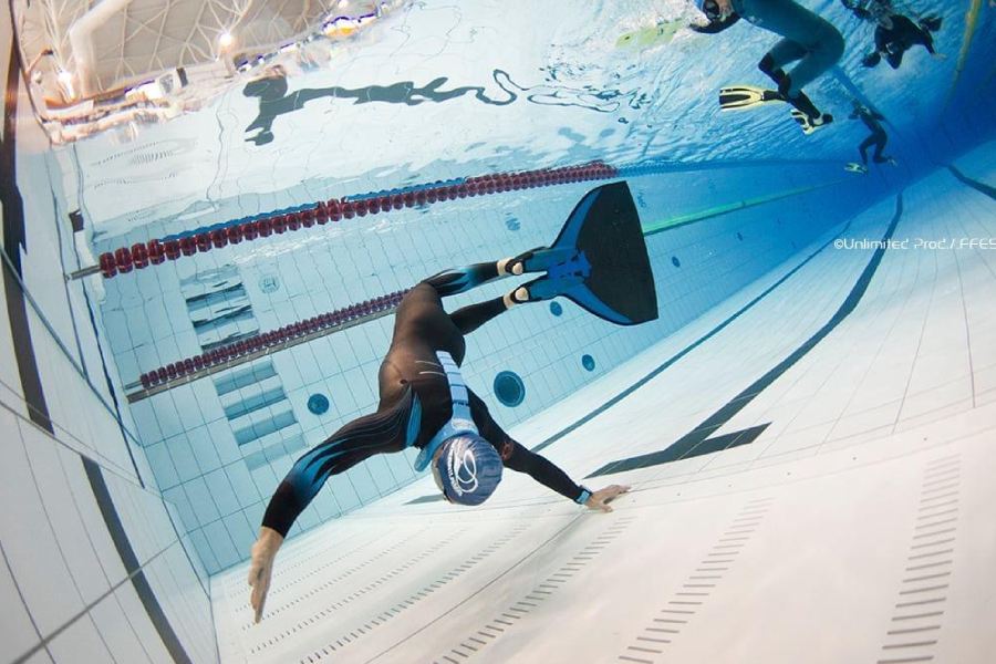 bourdila champion apnee monopalme