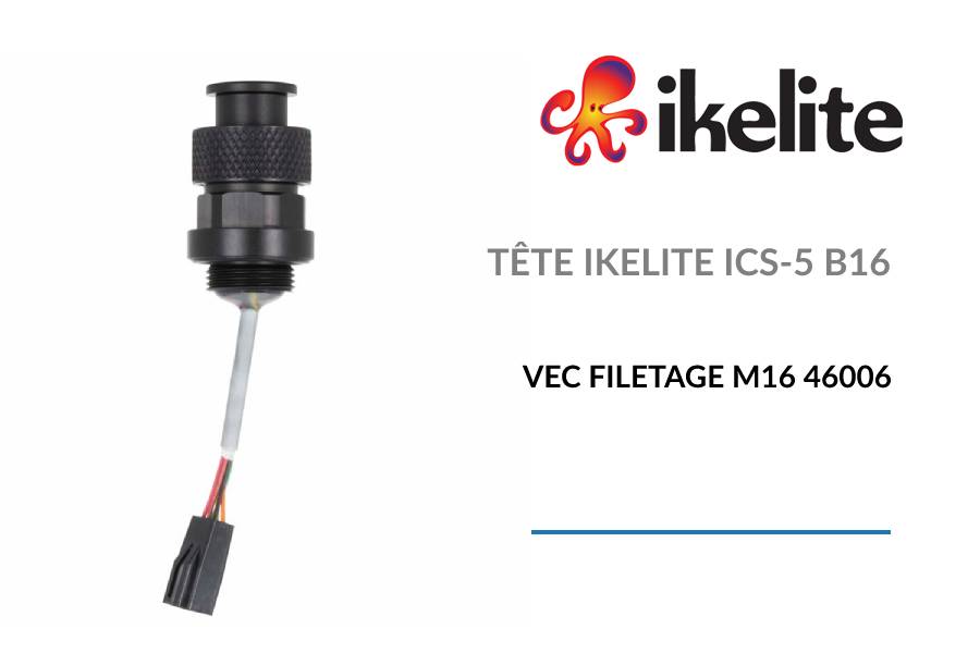 TÊTE IKELITE ICS-5 B16 AVEC FILETAGE M16 46006 - IKELITE