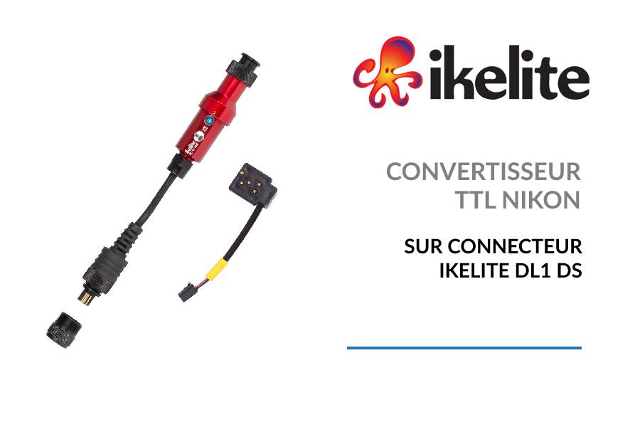 CONVERTISSEUR TTL NIKON SUR CONNECTEUR IKELITE DL1 DS REF 46054