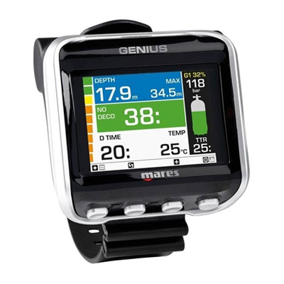 ordinateur de plongee genius mares