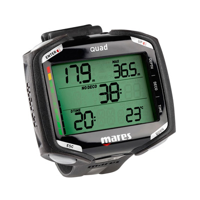 ordinateur de plongee quad mares