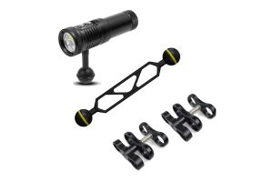 Pack phare video v17 2200 lumens avec bras Hi-Max