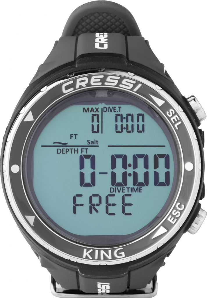 ordinateur apnee king noir cressi