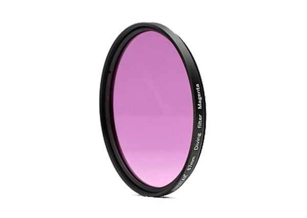 filtre magenta 67mm divevolk
