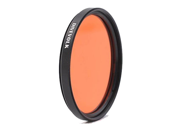 filtre rouge 52mm divevolk 1